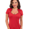 RS57444_7__71608.jpg Piped Sophia Top in Red