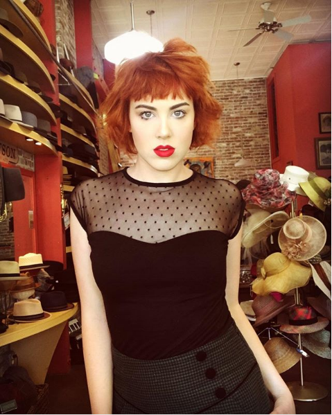 Miss Fancy Top in Black