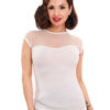 Miss Fancy Top in Ivory