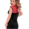 Hearts Only Top in Black/Red