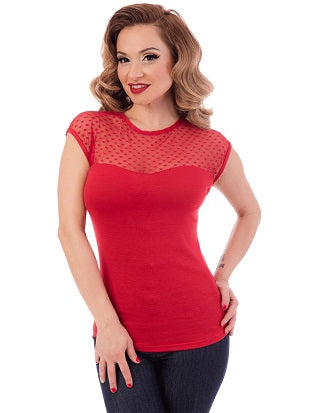 RS58778_RED_2__28453.jpg Hearts Only Top in Red