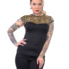 Miss Fancy Print Top in Leopard